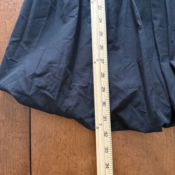 MNG Black Sleeveless Bubble Hem Dress Women's Size S EUR 4 - Picture 7 of 7